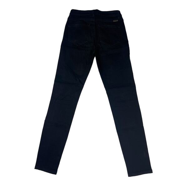 KanCan Skinny Jeans Button Fly High Waist Black Denim Pants Casual Women's 26 - Picture 1 of 10
